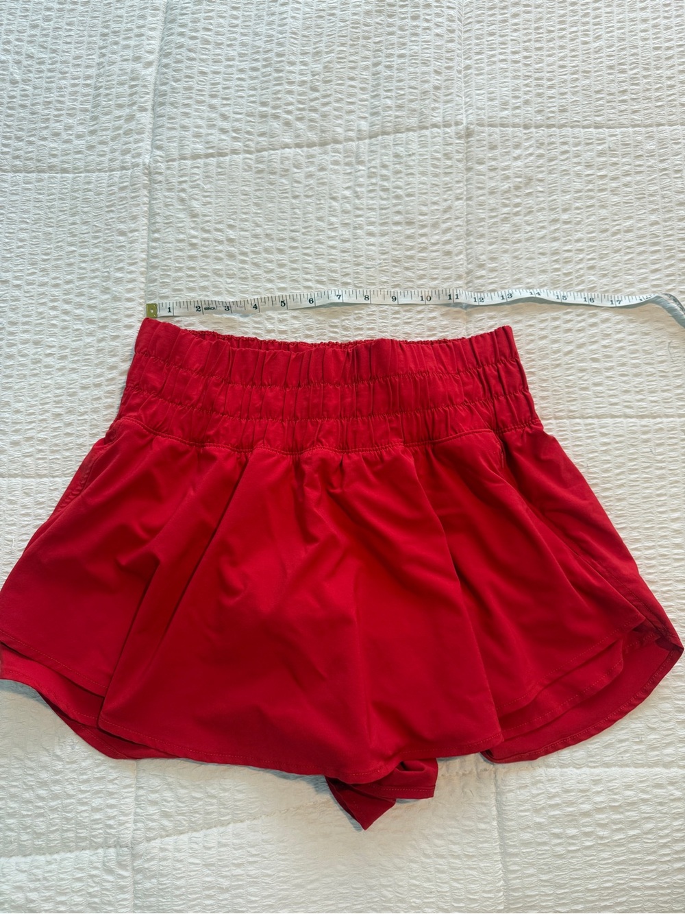 CRZ YOGA Ruffle Skort/Athletic Shorts - High Waisted Flowy Size L Worn Once